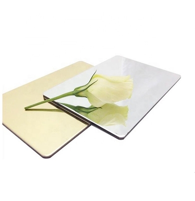 Unbroken Anodized Mirror Aluminium Composite Panel Sheet CE ISO Certificates