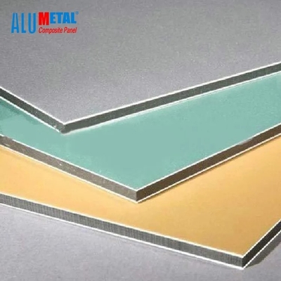 Brushed PVDF Aluminium Composite Panel 4mm 0.3mm Aluminum Wall Panels