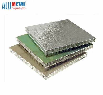 Alumetal Silver Mill Finished Aluminum Honeycomb Core Sandwich Panel For Solar Industry