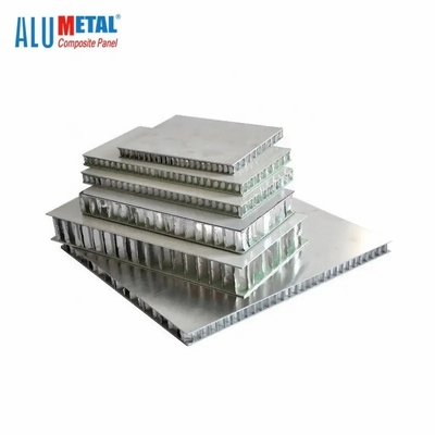 Alumetal Silver Mill Finished Aluminum Honeycomb Core Sandwich Panel For Solar Industry