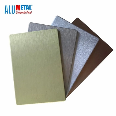 Alumetal Brushed Building Materials Interior ACP Wall Decorative Paneling Matte Color