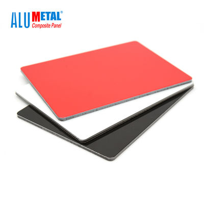 6mm Acm PVDF Aluminum Composite Panel 1220 X 2440mm Antibacterial Surface