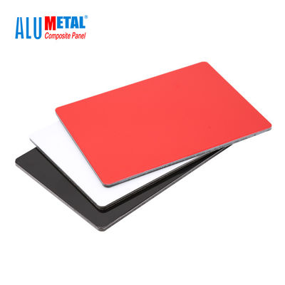 6mm Acm PVDF Aluminum Composite Panel 1220 X 2440mm Antibacterial Surface