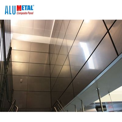 1000MM PE Decorative Aluminium Composite Cladding Panels Sheet Stainless Steel 6mm FEVE