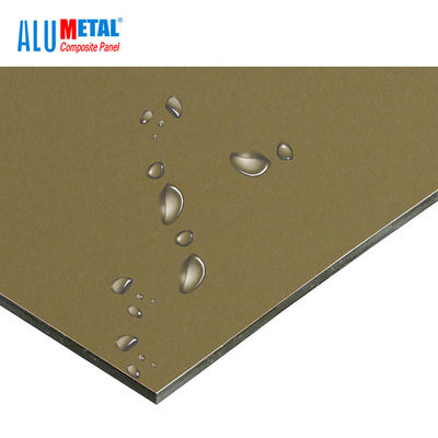 PVDF Coating Aluminium Cladding Sheet Caravan Roof Cladding Nano Anti Static 15mm