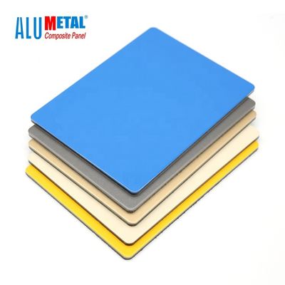Outdoor PVDF Aluminum Composite Panel Brushed Surface Material Cladding 4mm