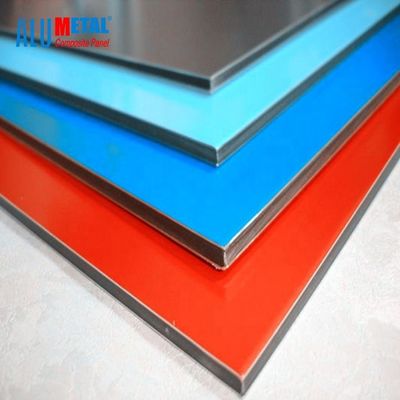 6mm Exterior Mirror ACP PVDF Aluminum Composite Panel Sheet AntiStatic Surface