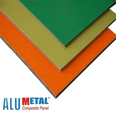 1570mm 5mm Aluminium Exterior Wall Cladding  Composite Materia LDPE Core