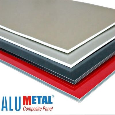 1570mm 5mm Aluminium Exterior Wall Cladding  Composite Materia LDPE Core