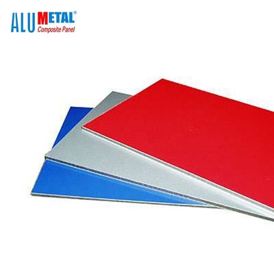 4mm PVDF Coated 3003 Alloy Aluminium Sheet Wall Cladding Composite Board Antibacterial ISO9001