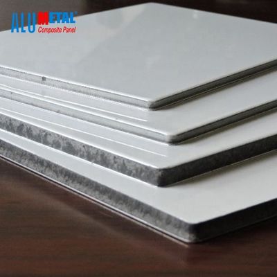 2mm Fireproof Aluminium Composite Panel Wall Cladding Fluorocarbon Alloy 1100