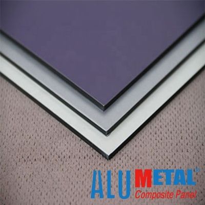 5800mm PE Aluminum Composite Panel  Printing ACP 2mm Black Aluminium Composite Sheet