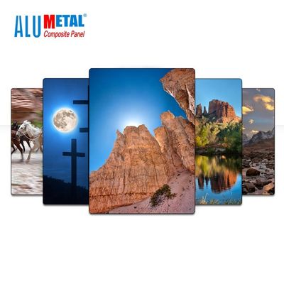 1250mm 8mm PE Aluminum Composite Panel Aluminium Board Panel Mirror Surface AA3003