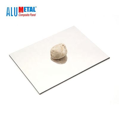 4mm Reflective Aluminium Composite Mirror Sheet 1570mm Alloy 1100