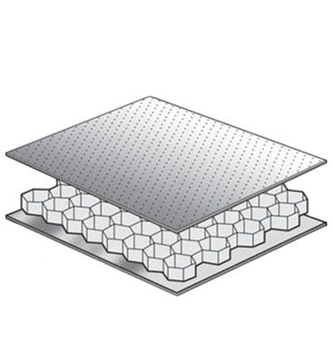 500mm 4x8 Outdoor Aluminum Honeycomb Panel Honeycomb Sandwich Panel AA3003