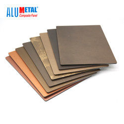 Antibacterial 4mm ACP Aluminium Metal Composite Panel 1000mm 0.15mm Skin