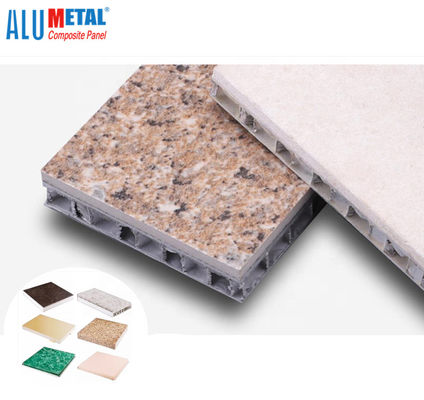 A2 Fireproof Polypropylene Stone Honeycomb Panel 1250mm 0.5mm Insulated Marble