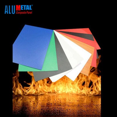 4mm B1 Fireproof Aluminum Composite Panel Exterior Metal Cladding Panels 1250mm