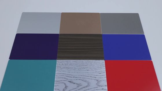 0.50mm B1 Architectural Fireproof Aluminum Composite Panel 3000mm PVDF Coating