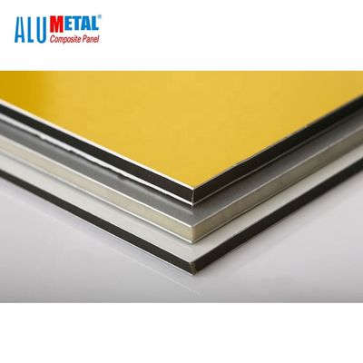 2440mm 3mm Pvdf Aluminium Composite Panel Anodized For Exterior Wall