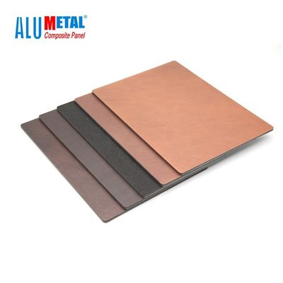 1.22M Steel Sandwich Aluminum Composite Panel Cladding 3mm Anodized Finish