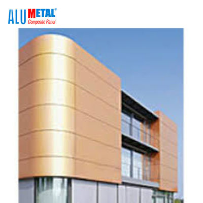 4mm 1000mm Aluminium Composite Panel Signage Metal Wall Panels 0.55mm