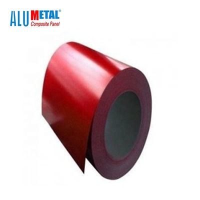 PVC Coated Trim Coated Aluminum Coil Decoiling 200MM 2600 Mm For Construction