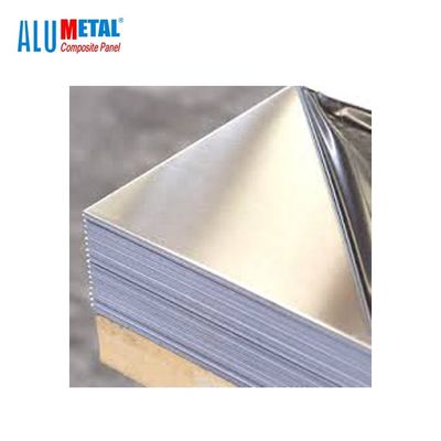 1500MM 5mm Painting Aluminum Sheet Metal HDPE 1mm Thick AA5086