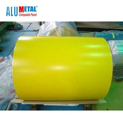 Color Coated 100mm Prepainted Aluminum Sheet Coil H112 Punching 2200mm