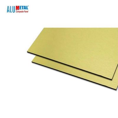 5mm PVC Brushed Aluminum Composite Panel Sheet AA3003 Nacreous