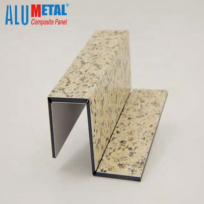 5000mm Marble Aluminum Composite Panel AA1100 8mm Wood Grain Acp Exterior Cladding