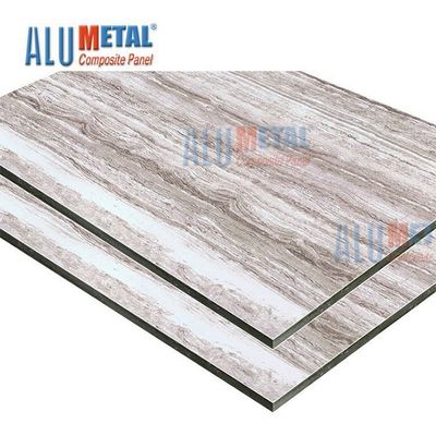 ACP Aluminum Composite Panel Sheet Material 0.1mm 5000mm Anodized Granite