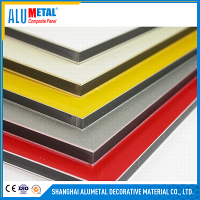 Antibacterial PE Aluminum Composite Sheet 1220mm For Signage