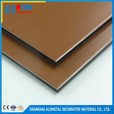 Architecture PVDF Aluminum Composite Panel 2mm - 6mm For Prefabricated Buildings