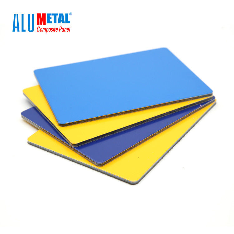 0.5mm Exterior Acp Aluminium Sheet Wall Cladding Fireproof Core 1220 X 2440 Mm