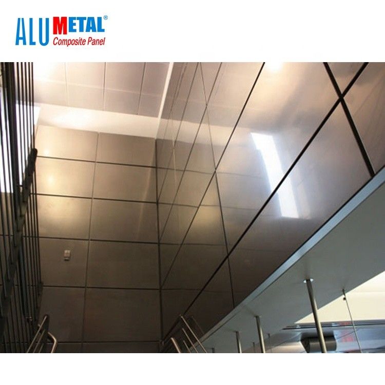 1000MM PE Decorative Aluminium Composite Cladding Panels Sheet Stainless Steel 6mm FEVE