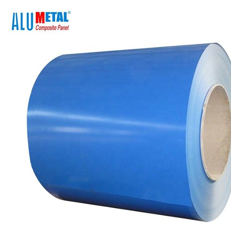 3 Layers Painted Aluminum Coil Coating Aluminum 1500mm Heat Resistant H22 Stucco Embossed SGS