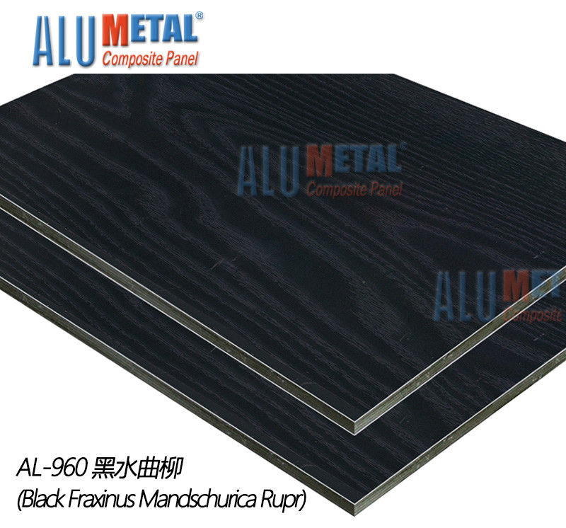 0.06mm Painted Coated Aluminium Sheet 4mm Acm Panel 1250mm Indoor For Villa