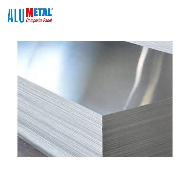 Anodized Coated Aluminium Core Panel Composite Material Cladding AA5005 Silver 1570MM
