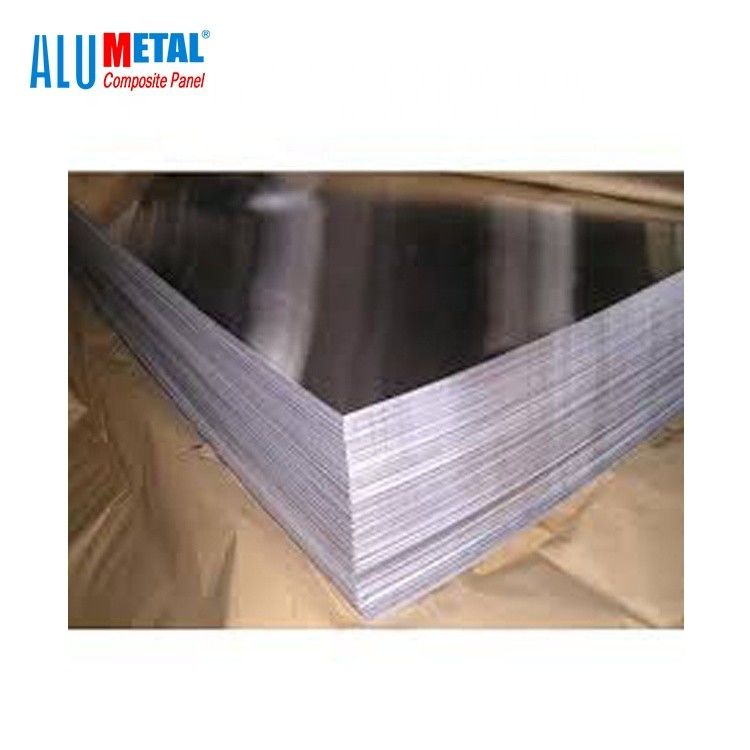 1220x2440mm Profiled Aluminium Cladding Sheet 4mm Weather Resistance Unbreakable Core AA3003